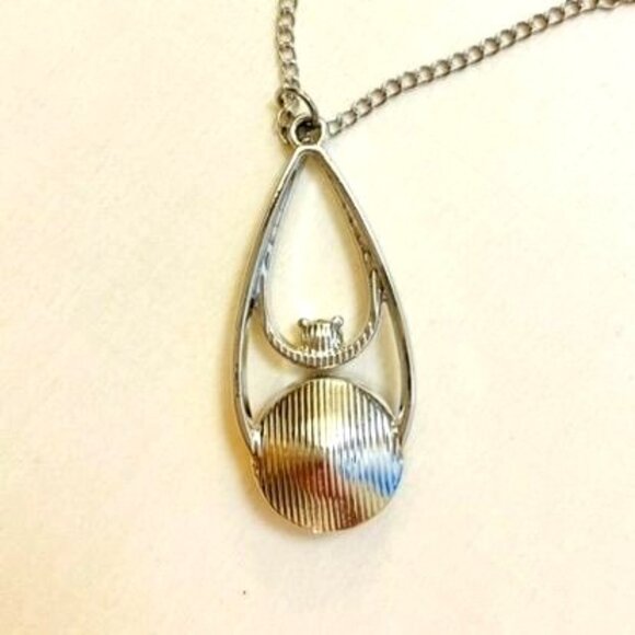 Gala Gleam Brown Topaz Teardrop Pendant Necklace 30" by Paparazzi w/ Earrings - Picture 8 of 9